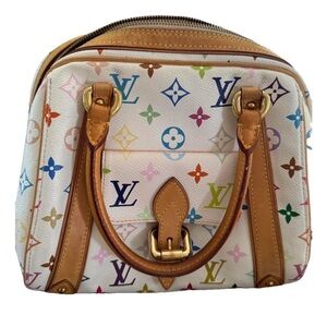 Authentic Limited Edition Vintage Louis Vuitton Multicolor Monogram Handbag